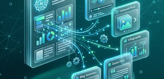 AI Social Media Repurposing Workflow for Blog Content