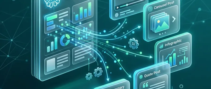 AI Social Media Repurposing Workflow for Blog Content